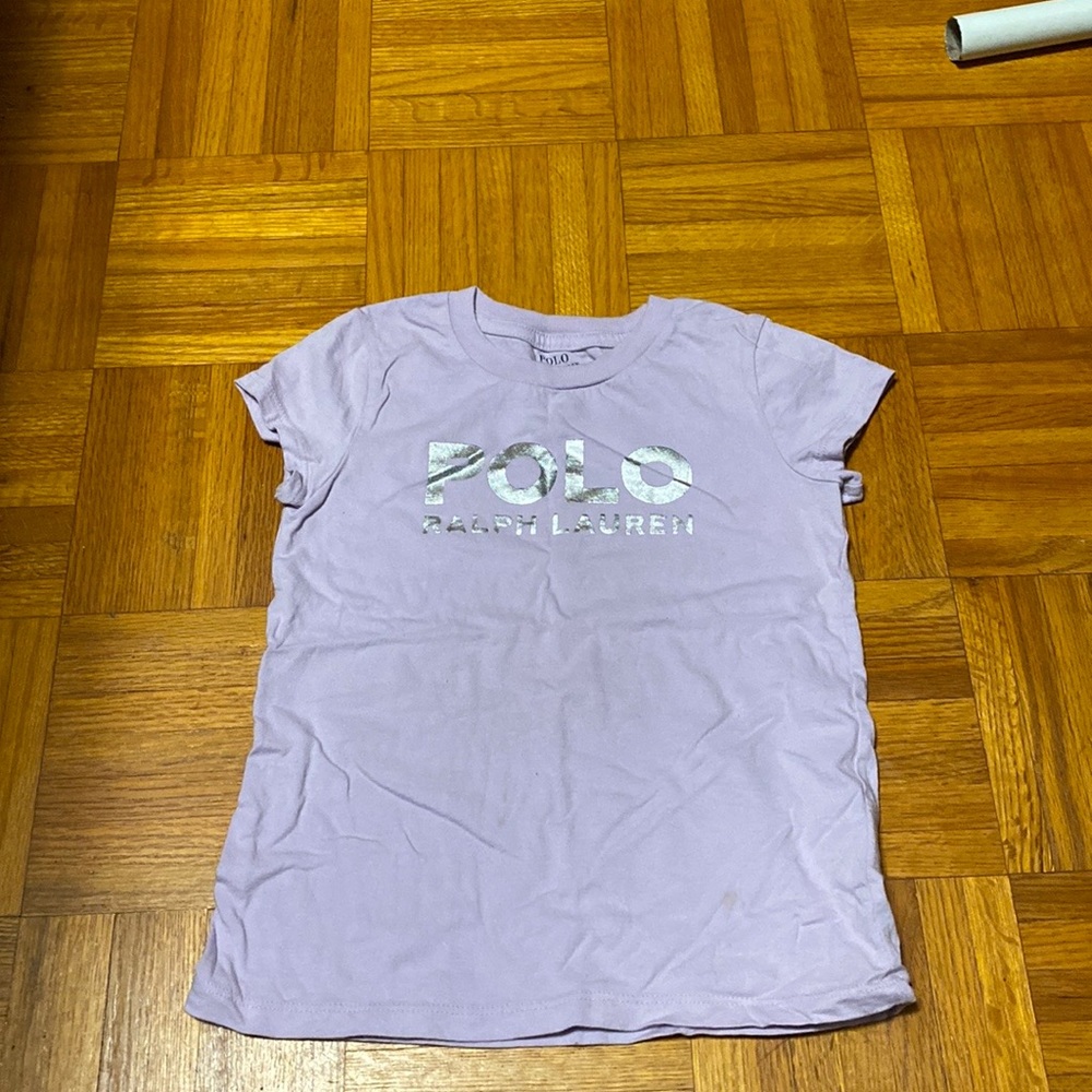 Girls Ralph Lauren T-shirt lavender size 6 never worn
